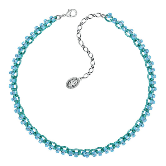KONPLOTT® - BEACH CLUB Halskette, light blue