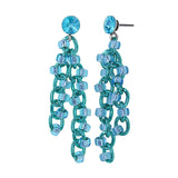 KONPLOTT® - BEACH CLUB Ohrstecker lang, light blue