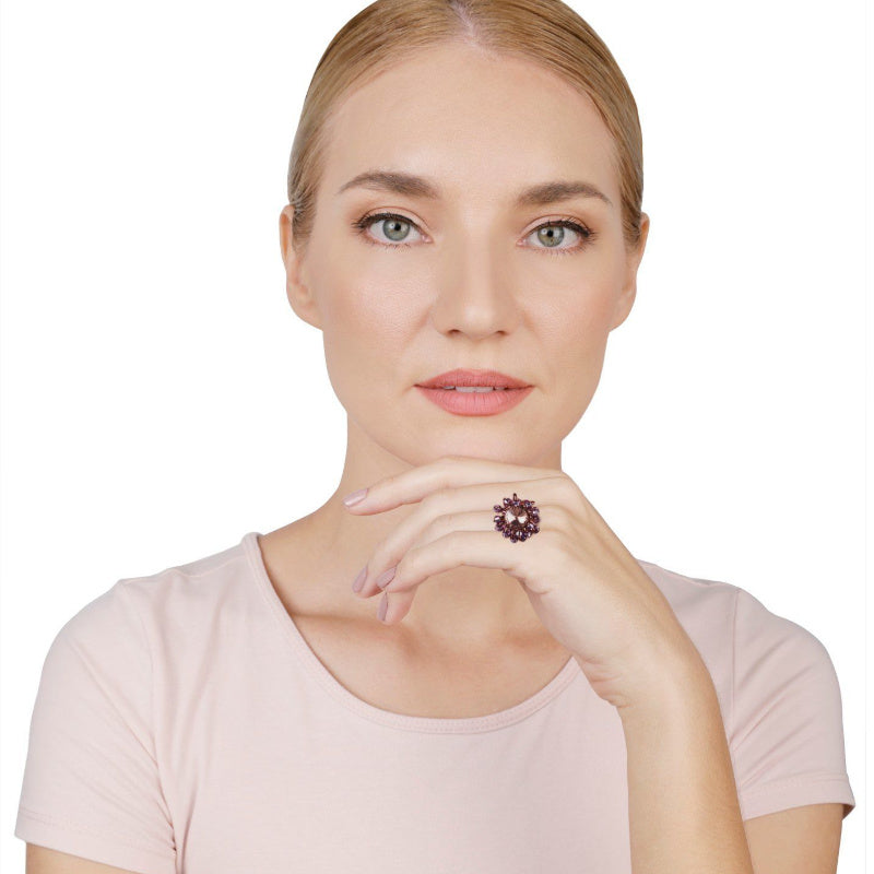 KONPLOTT® - BEACH CLUB Ring, brown/pink