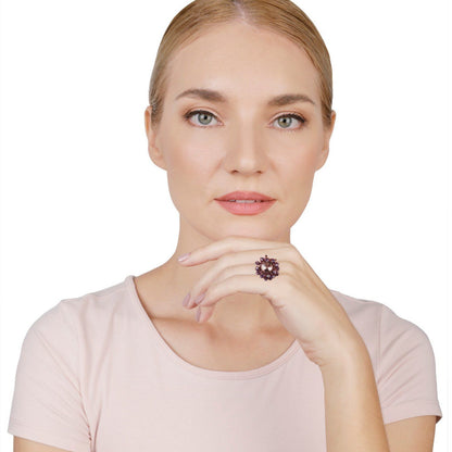 KONPLOTT® - BEACH CLUB Ring, brown/pink