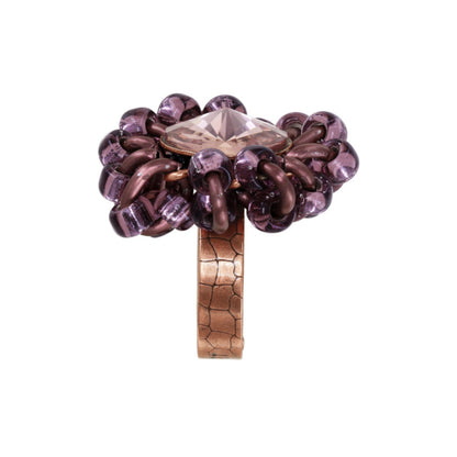 KONPLOTT® - BEACH CLUB Ring, brown/pink
