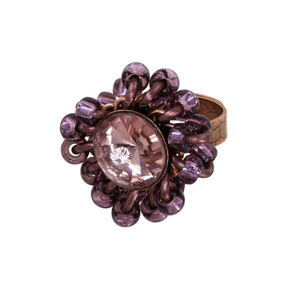 KONPLOTT® - BEACH CLUB Ring, brown/pink