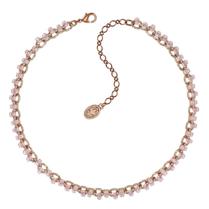 KONPLOTT® - BEACH CLUB Halskette, beige/pink