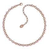 KONPLOTT® - BEACH CLUB Halskette, beige/pink