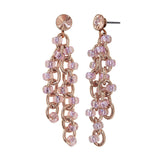 KONPLOTT® - BEACH CLUB Ohrstecker lang, beige/pink