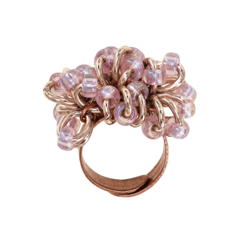 KONPLOTT® - BEACH CLUB Ring, beige/pink