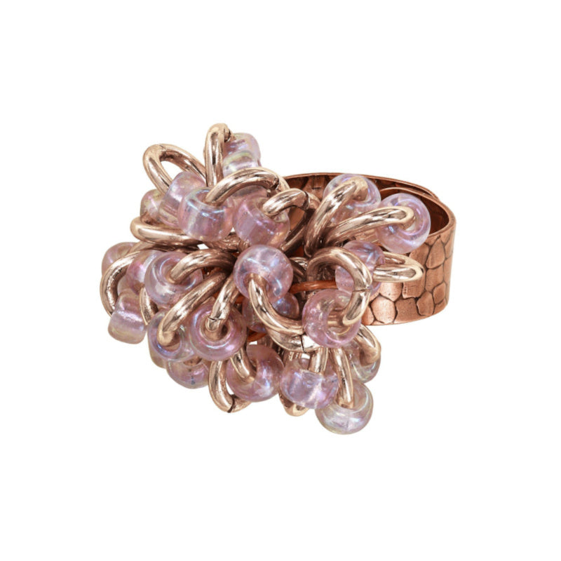 KONPLOTT® - BEACH CLUB Ring, beige/pink