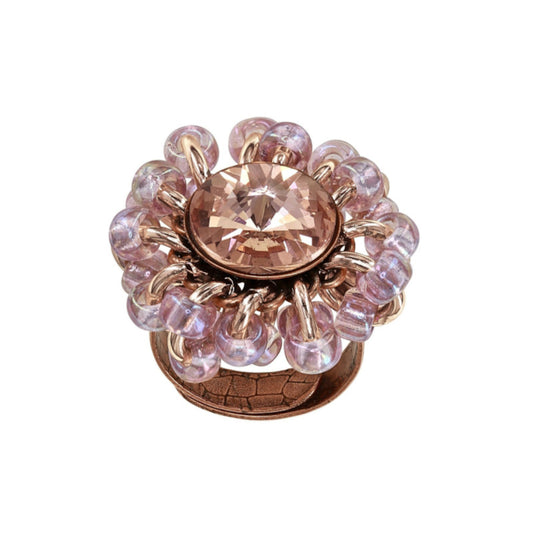 KONPLOTT® - BEACH CLUB Ring, beige/pink