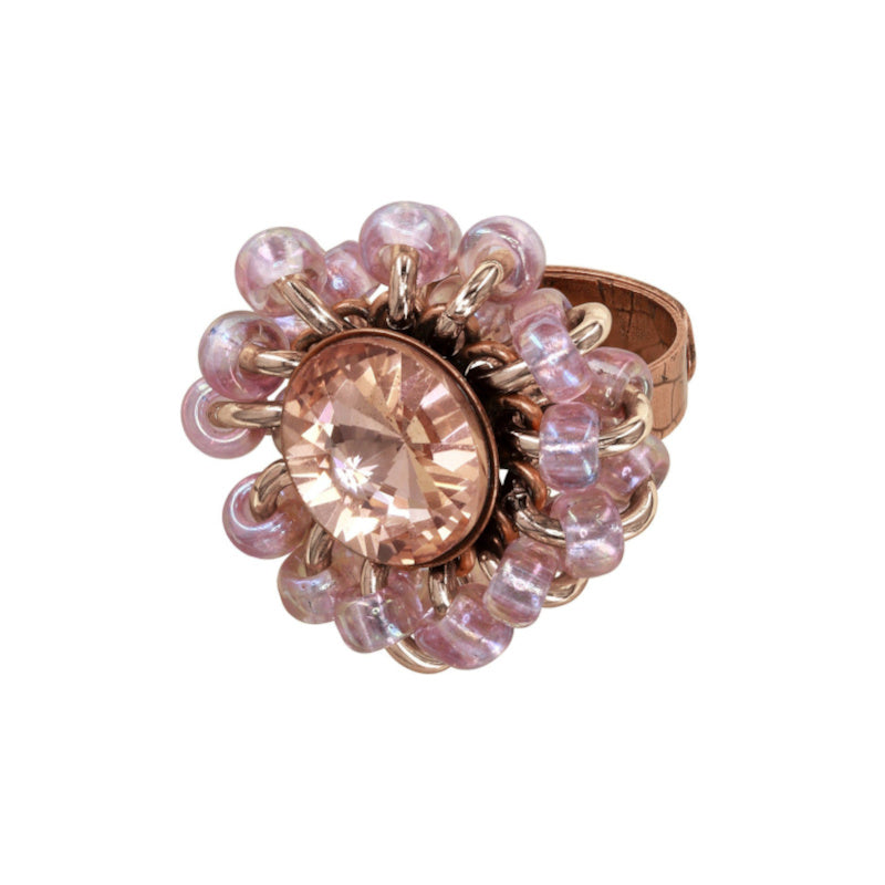 KONPLOTT® - BEACH CLUB Ring, beige/pink