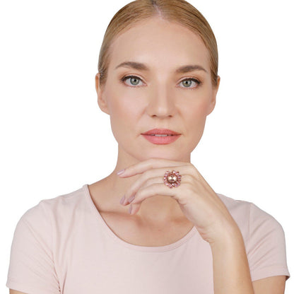KONPLOTT® - BEACH CLUB Ring, beige/pink