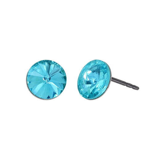 KONPLOTT® -RIVOLI Ohrstecker, light blue