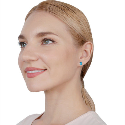 KONPLOTT® -RIVOLI Ohrstecker, light blue