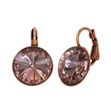 KONPLOTT® - RIVOLI Ohrringe mit Brisur, brown/pink