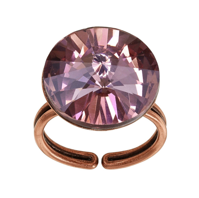 KONPLOTT® - RIVOLI Ring, brown/pink