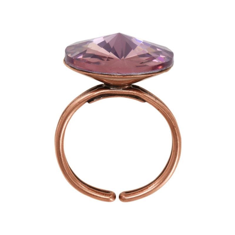 KONPLOTT® - RIVOLI Ring, brown/pink