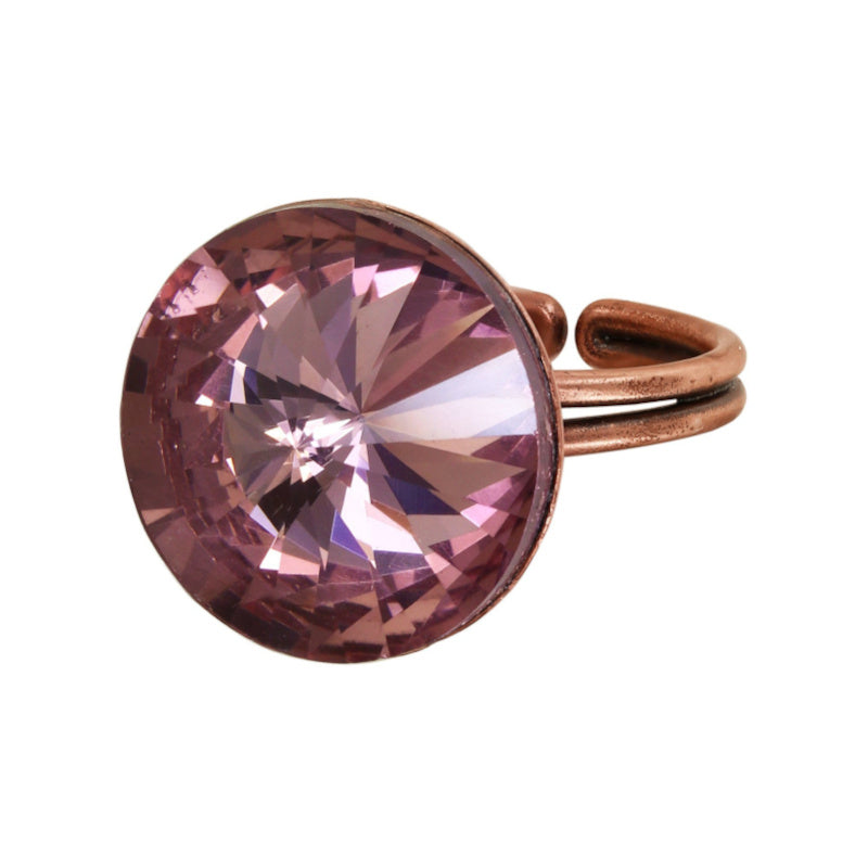 KONPLOTT® - RIVOLI Ring, brown/pink