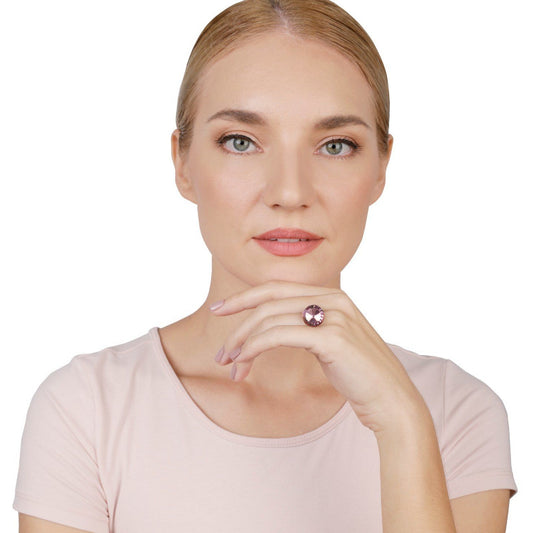 KONPLOTT® - RIVOLI Ring, brown/pink