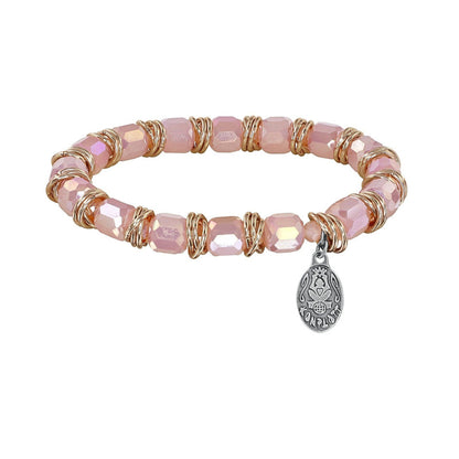 KONPLOTT® - FESTIVAL Armband elastisch, rosa