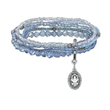 KONPLOTT® - Petit Glamour d´Afrique, Armband-Set, light blue