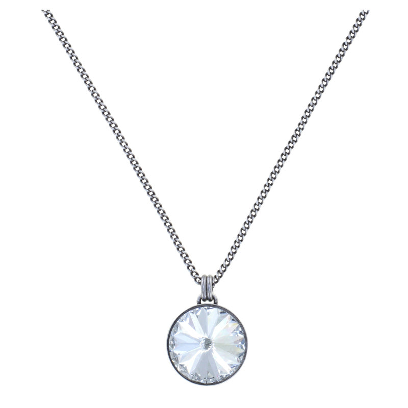 KONPLOTT® - RIVOLI Halskette mit Anhänger, weiß