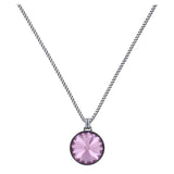 KONPLOTT® - RIVOLI Halskette mit Anhänger, flieder