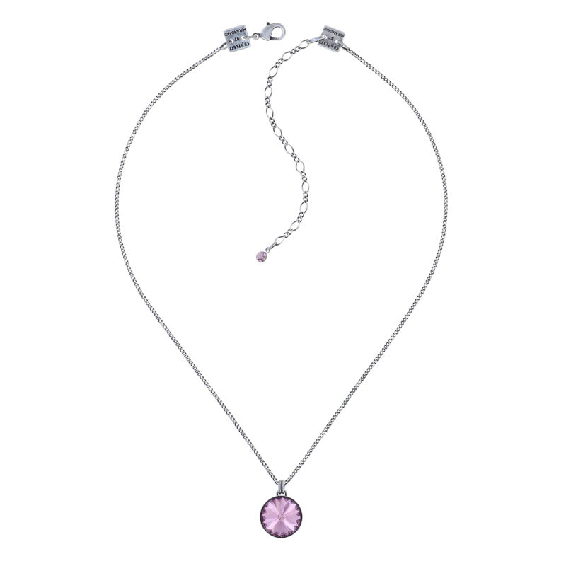 KONPLOTT® - RIVOLI Halskette mit Anhänger, flieder