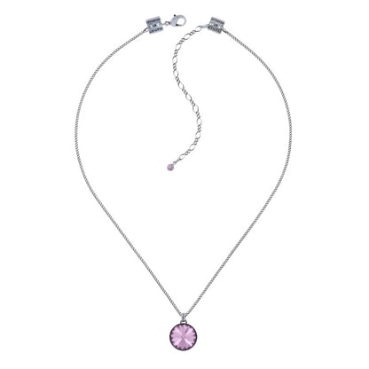 KONPLOTT® - RIVOLI Halskette mit Anhänger, flieder