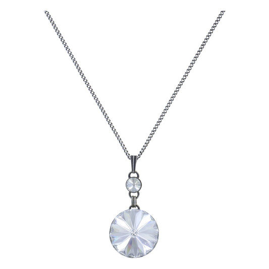 KONPLOTT® - RIVOLI Halskette (lang) mit Anhänger, weiß