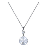 KONPLOTT® - RIVOLI Halskette (lang) mit Anhänger, weiß