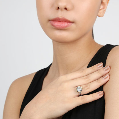 KONPLOTT® - PEARL SHADOW Ring, weiß