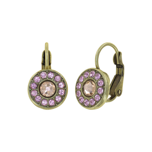 KONPLOTT® - SPELL ON YOU Ohrringe mit Brisur, rosa