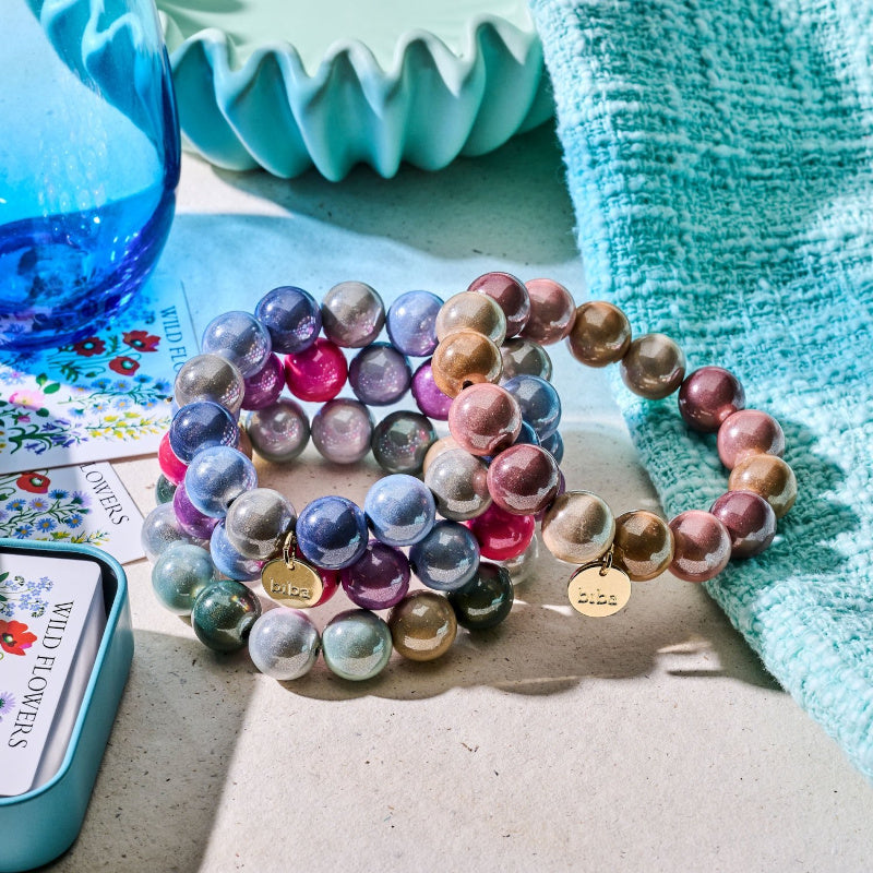 BIBA Armband "SPACE BEADS" - 14mm