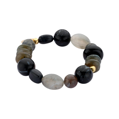 BIBA Armband "FASHION CLUB 2.0", grau/schwarz