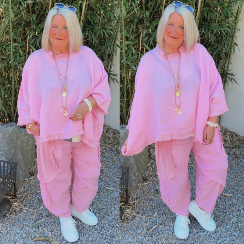 2-Teiler "ASKIM", candy rosa