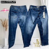 SEXY WOMAN Jeans "OVERLAP" mit weitem Bein