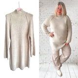 Long Pullover "ALPACA", beige