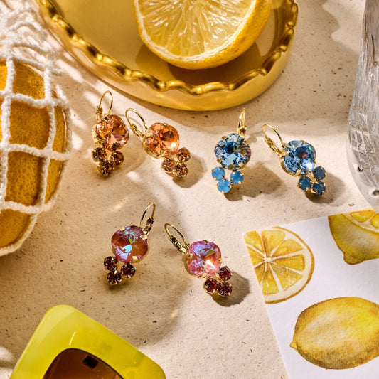 BIBA Ohrringe mit Brisur "SUNSET"