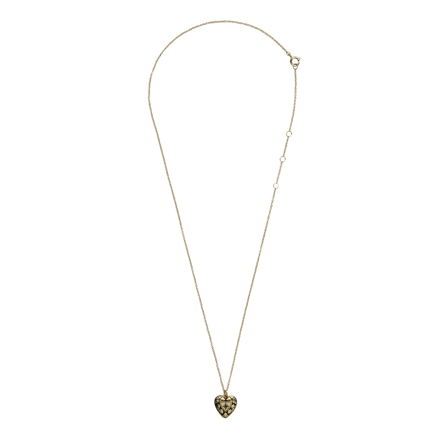 Atlitw Kette Herz Gold 8834
