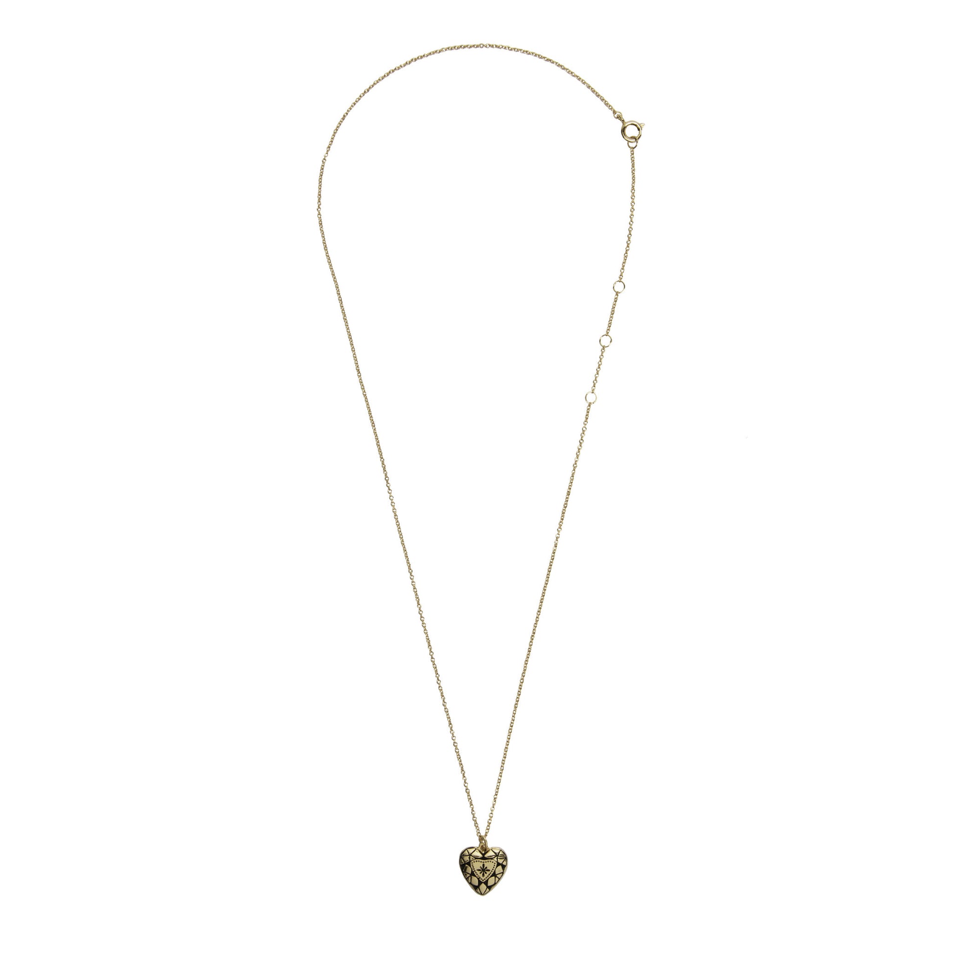 Atlitw Kette Herz Gold 8834