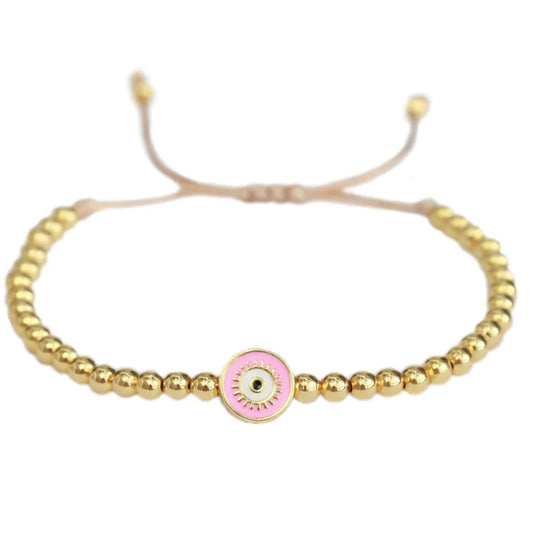 Armband Evil Eye Gold Rosa 1