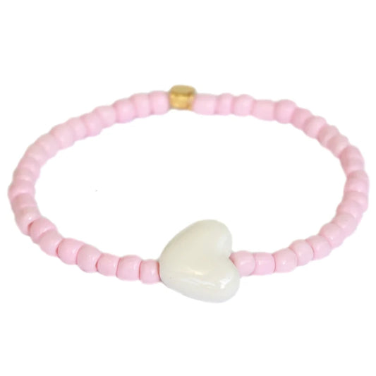 Armband Stone Heart Rosa