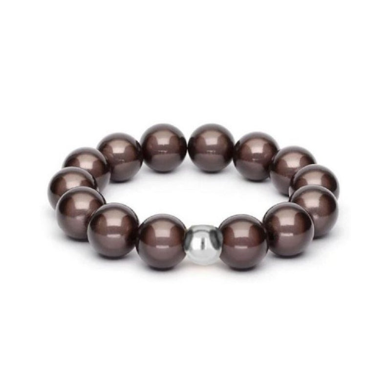 Athrazit Silber 14mm