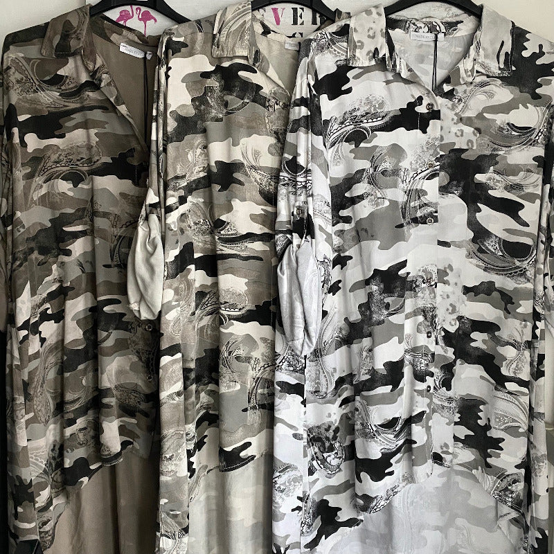 Bluse Camouflage Alle