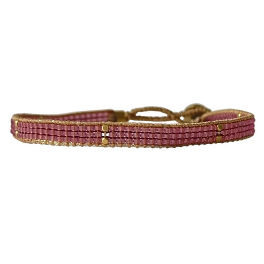 Bracelet Jill Solid Maroon