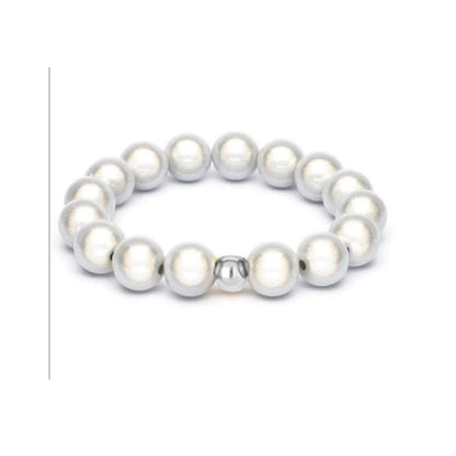 Coconut Silber 10mm