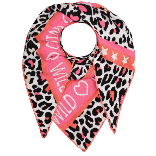Dreieck New Wild Leo Sterne Pink Orange 2