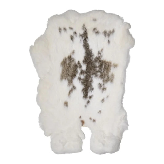 Fell Kaninchen Weiß Braun 1 Qxvkwb