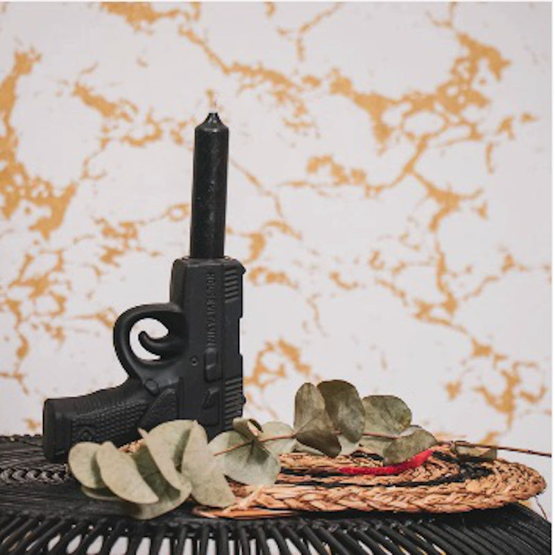 Hv Candleholder Gun Sku 200707 B