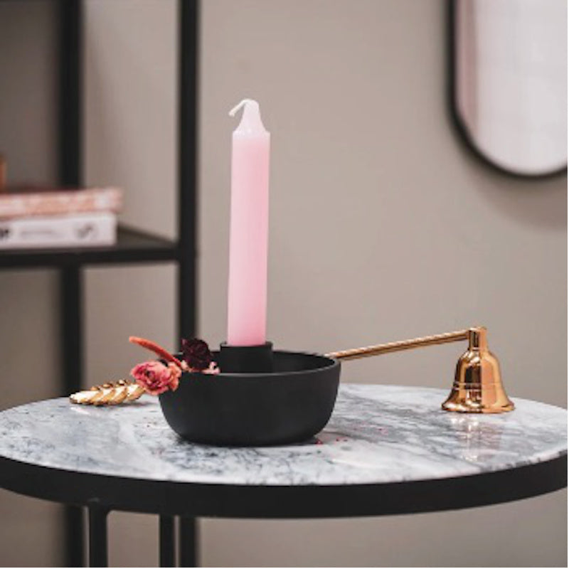 Hv Candleholder Black Sku201504 E