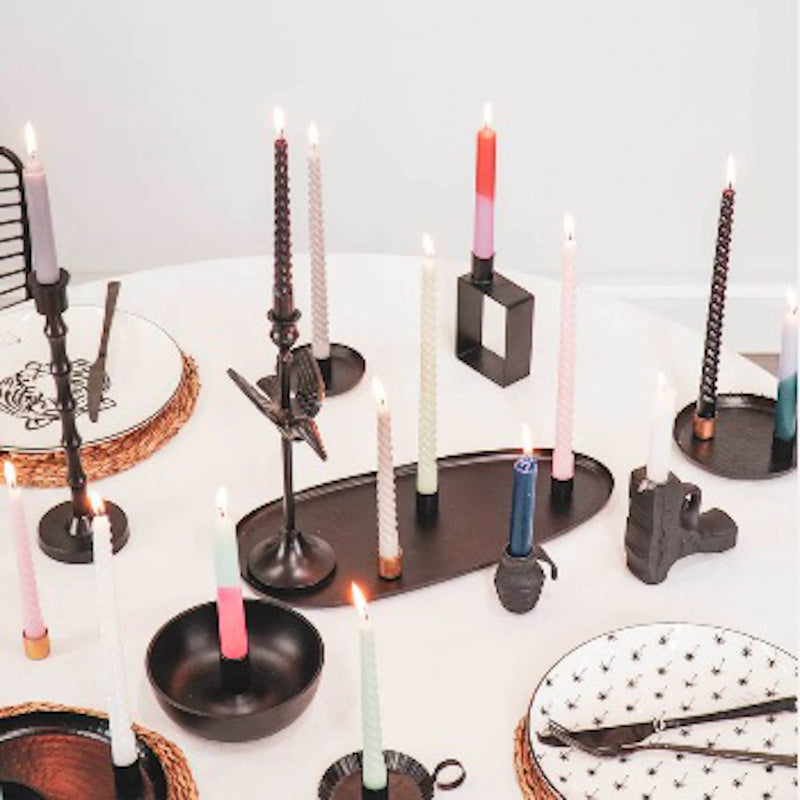 Hv Candles 6pc Black Sku 201628 C